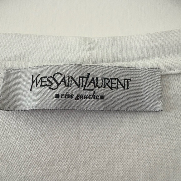 YSL White and Black Tank Top - Size Small - Picture 5 of 7